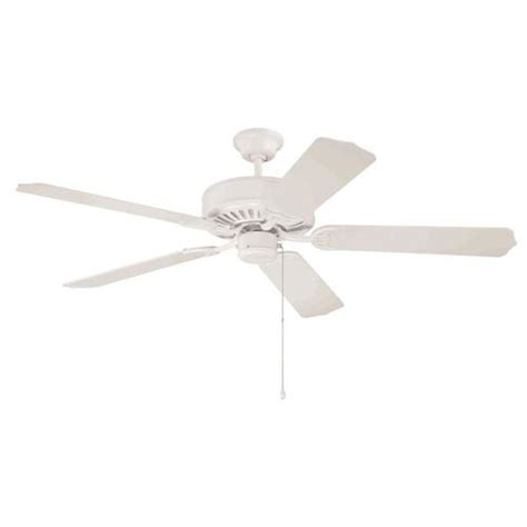Craftmade Pro Builder White 52 In Indoor Ceiling Fan 5 Blade In The
