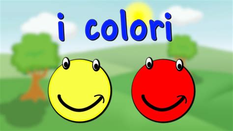 I Colori In Italiano Per Bambini Impara Litaliano Aprenda Italiano