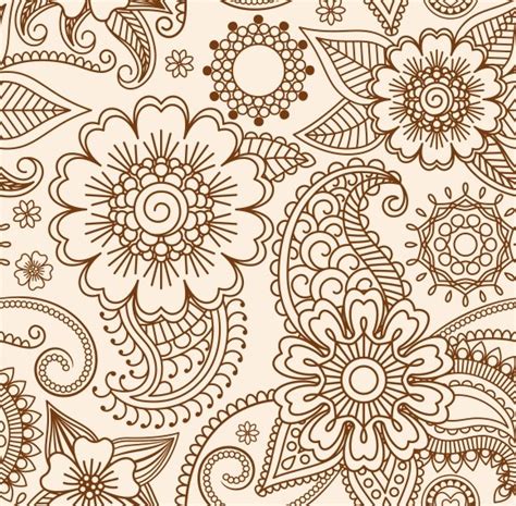 Henna Mehndi Lace Seamless Patterns ~ Graphics ~ Creative Market