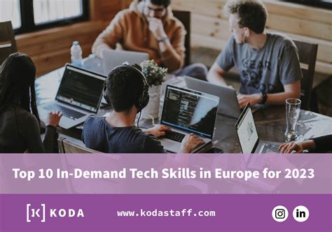 Top 10 In Demand Tech Skills In Europe For 2023 Koda Staff