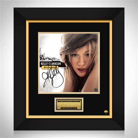 Kelly Clarkson Breakaway LP Cover Limited Signature Edition Custom Frame RARE T