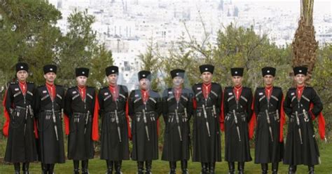 Circassian Royal Guards In Amman Jordan North Caucasus People