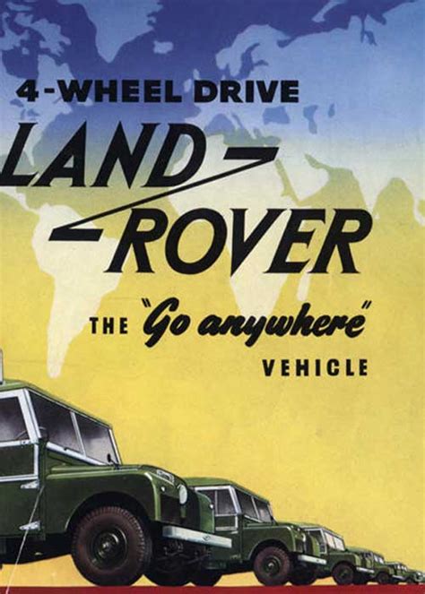 The 4 Wheel Drive Land Rover The “go Anywhere” Vehicle Land Rover