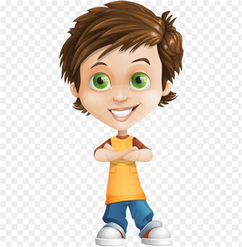 Free Download Hd Png Vector Little Boy Character Boy Cartoon