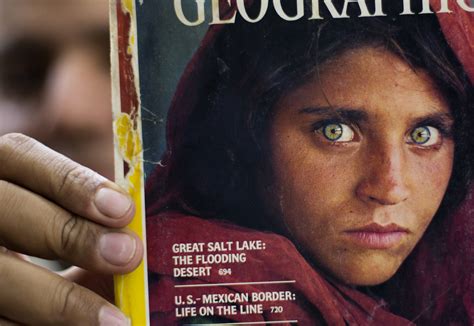 Green Eyed Afghan Refugee In Famous Magazine Cover Flees To Rome The
