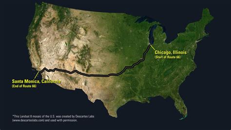 Seeing Historic Route 66 From Above Us Geological Survey