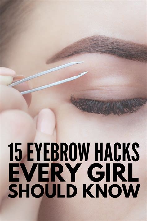 Brows On Fleek 14 Eyebrow Hacks Every Girl Should Know Eyebrow Hacks