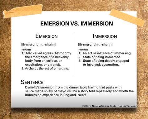Emersion Vs Immersion Danielle Noah Flickr