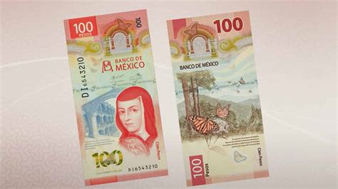 Banxico presenta el nuevo billete de 100 pesos Sor Juana será la nueva