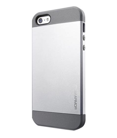 Spigen Sgp Slim Armor Case For Iphone 55s Silver Plain Back Covers