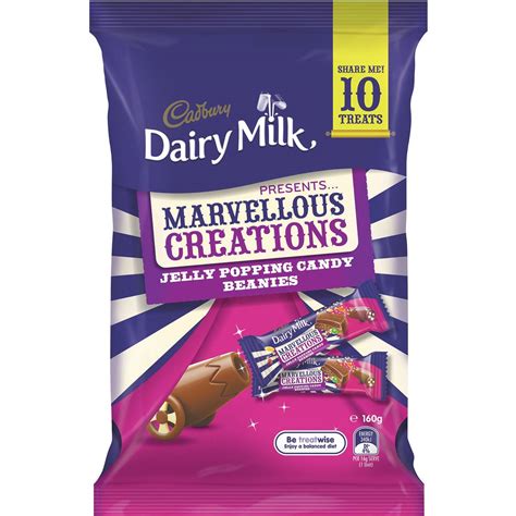 Cadbury Dairy Milk Marvellous Creations Jelly Popping Candy 10 Pack