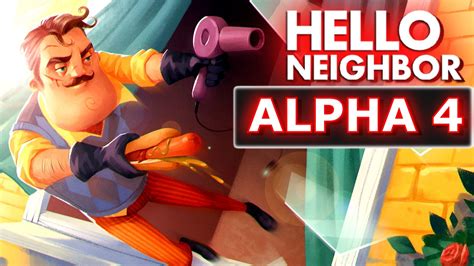 It features a very basic house and basic gameplay elements. Hello Neighbor Alpha 4 : DE NOUVEAUX SECRETS #1