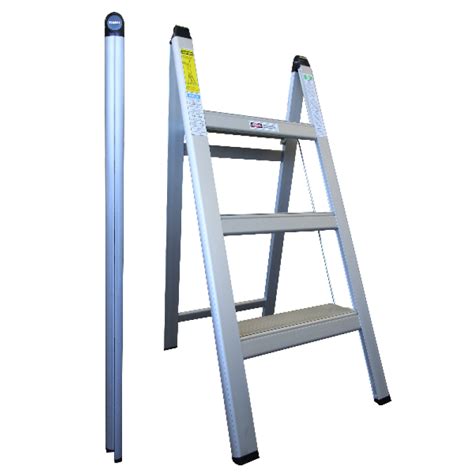Aluminium Slimline Step Ladder 0.8M