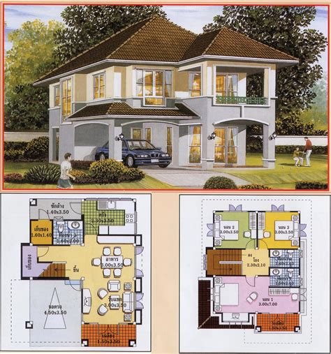 Architecture And Art Khmer Thai Villa House Plan Collection 01
