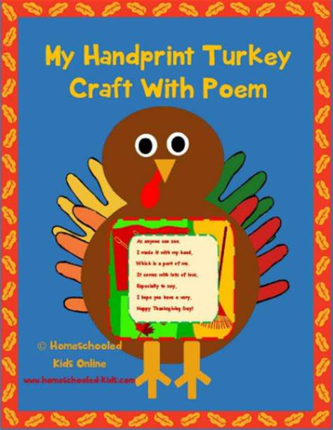 Get inspiration for your thanksgiving dinner feast by trying one of these delicious and easy variations on classic turkey recipes. Hand Print Turkey With Poem