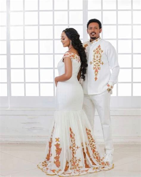 Beautiful Wedding Outfit Couples Wedding Cloth Habesha Etsy