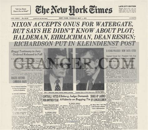 Watergate Newspaper