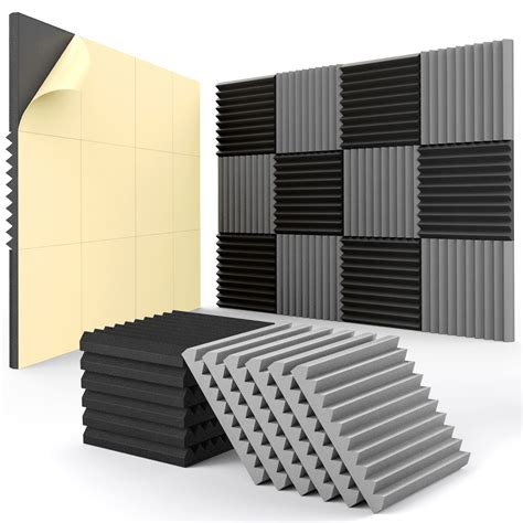 Buy 12 Pack Acoustic Foam Panels With Self Adhesive1 X 12 X 12