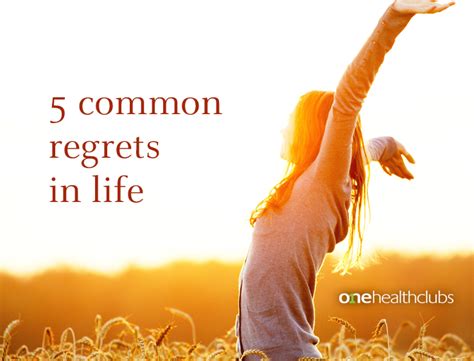 5 Common Regrets In Life