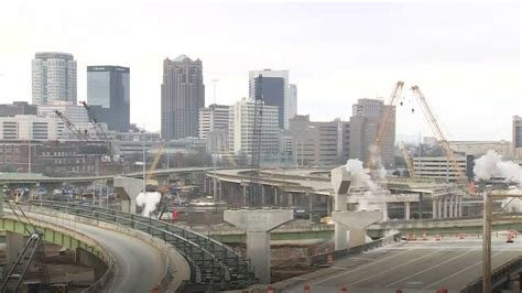 Aldot Demolishes Interstate Bridge In Downtown Birmingham