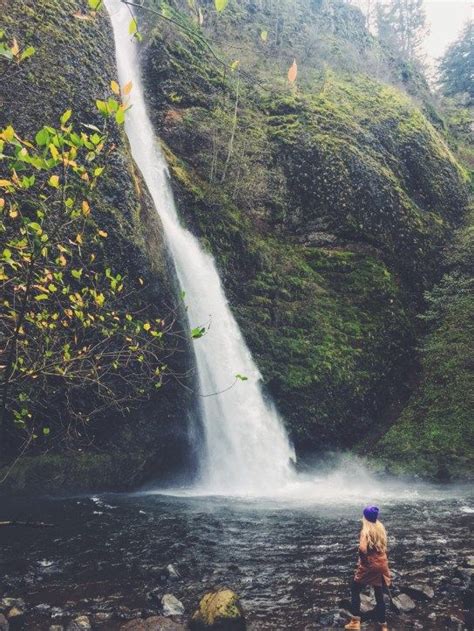 Horsetail Falls Near Portland Oregon Pacific Northwest Exploring Pnw