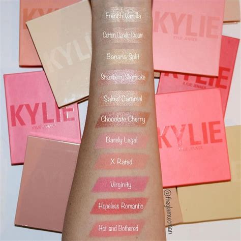 Kyliecosmetics Kylighters And Blushes Theglamwoman Kylie Cosmetics