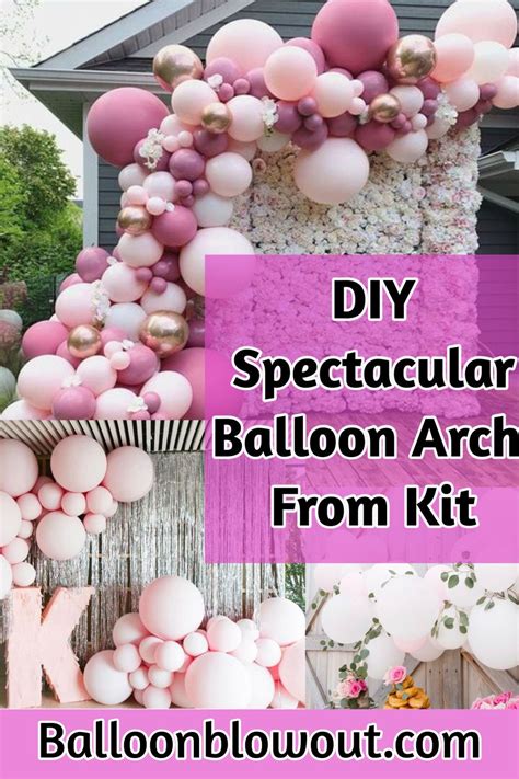 7 Step Easy Diy Balloon Arch Using The Kit In 19 Minutes Video