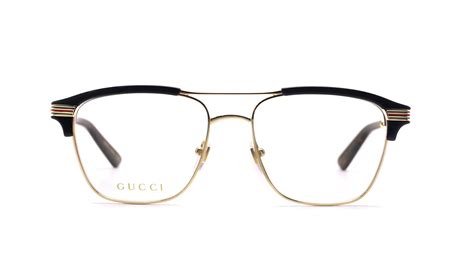 eyeglasses gucci gg0241o 002 54 17 gold in stock price 198 25 € visiofactory