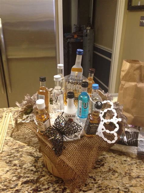 If you'd like to discuss spoilers in the comments, please. Mini liquor bottle gift basket | Homemade crafts, Mini ...