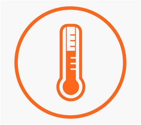 Temperature Sensor Icon Png Clipart Png Download Orange Temperature