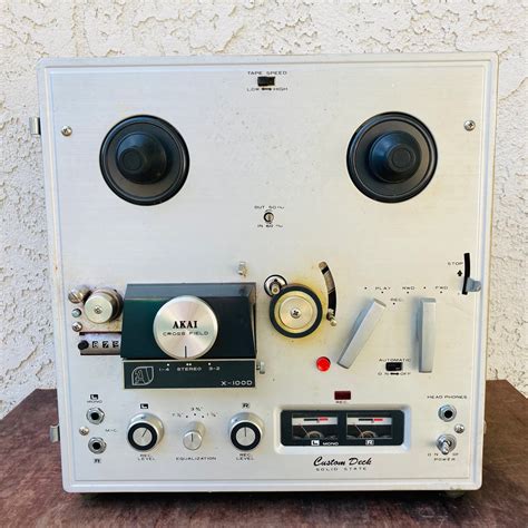 Vintage Akai X 100d Reel To Reel Tape Recorder 1960s Etsy Uk
