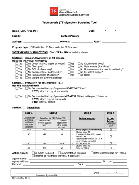 2015 2024 Form Tn Mh 5426 Fill Online Printable Fillable Blank