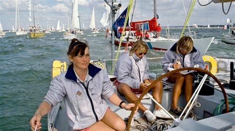 Tracy Edwards MBE 1st Skipper Of All Female Yacht Racing Crew Sports