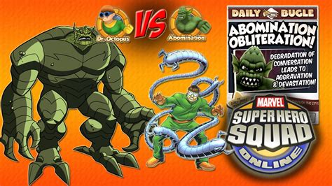 Super Hero Squad Online Abomination Obliteration With Dr Octopus