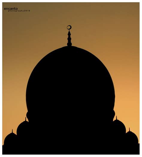 Sheikh Zayed Mosque Silhouette By Encanto Alobaidli On Mosque