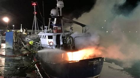 Man In Court After Peterhead Harbour Boat Fire BBC News