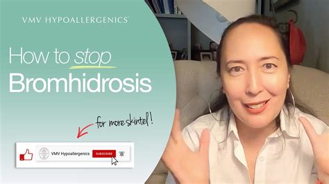 How To Stop Bromhidrosis Vmv Hypoallergenics Snippet Youtube