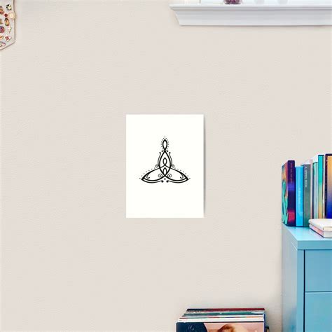 Celtic Motherhood Symbol Mother With Two Children Art Print For Sale