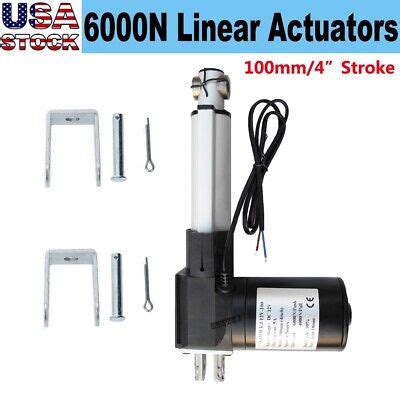 N Electric Linear Actuator Pound Max Lift Heavy Duty V Dc