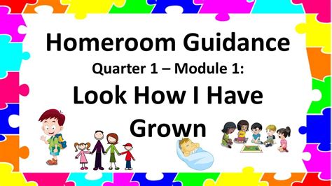 Homeroom Guidance Quarter 1 Module 1 Grade 1 Tagalog Look How