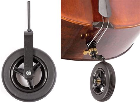 Upright String Bass Transport Wheel With 10mm Shaft Fast And Friendly