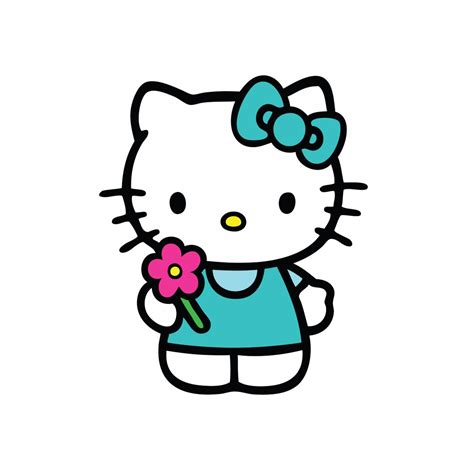 Hello Kitty 3 Digital Download Sanrio clip art holding | Etsy