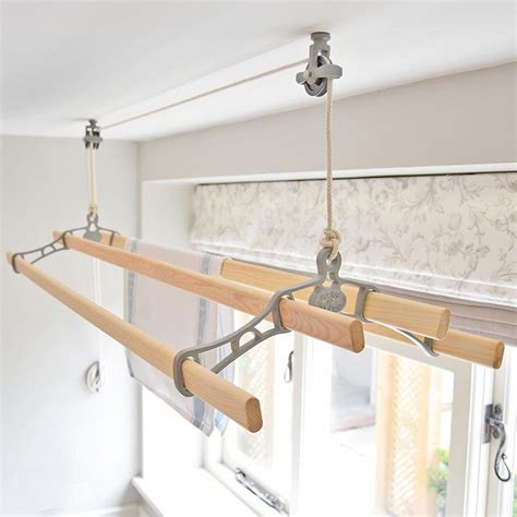 Ceiling Clothes Airer Space Saving Ceiling Mounted Cloth Dryer Units