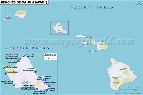 Map Of Oahu Beaches The Best Beaches In Oahu Hawaii