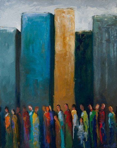 City Dwellers By Shelby Mcquilkin Abstract Figurative