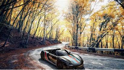 Porsche 918 Spyder Wallpapers Supercar Autumn Cars
