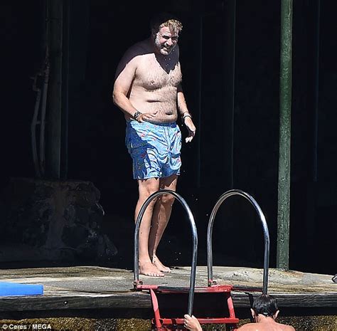 Will Ferrell Takes Dip In Italy During 50th Celebrations Daily Mail