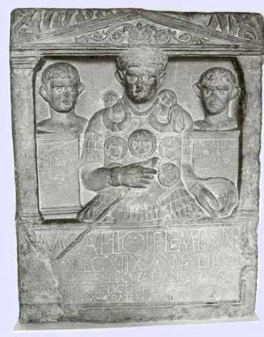 Dem marcus caelius, dem sohn des titus, aus dem stimmbezirk lemonia, aus bologna, dem hauptmann der 1. Marcus Caelius