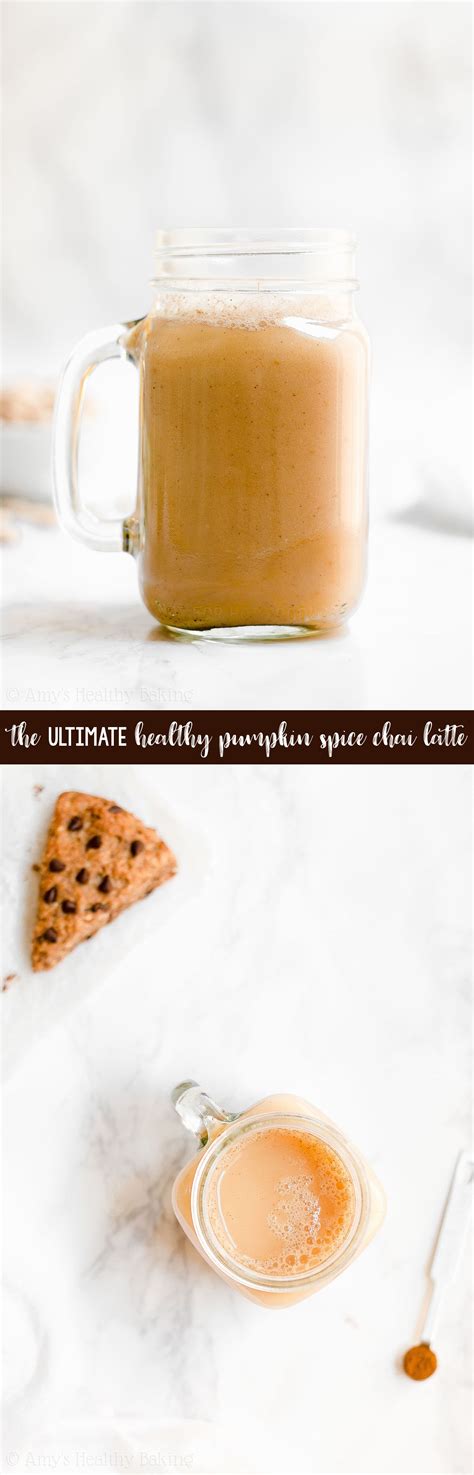 The Ultimate Healthy Pumpkin Spice Chai Latte Only 36