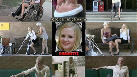 Amorette Llc Secretary Blues Wheelchair Crutches And Cast Talk In Hd Broken Angelz Foot Cast